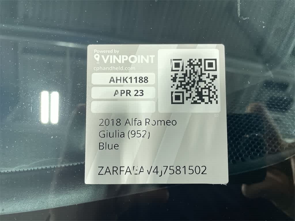 2018 Alfa Romeo Giulia Quadrifoglio RWD